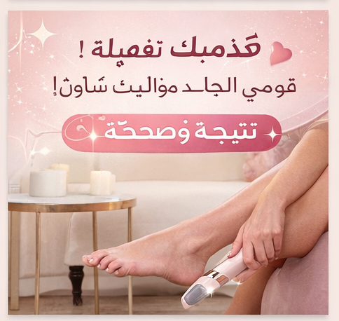 Electric Pedicure Foot File Callus Remover مبرد القدم الكهربائي لإزالة الجلد الميت والكالو